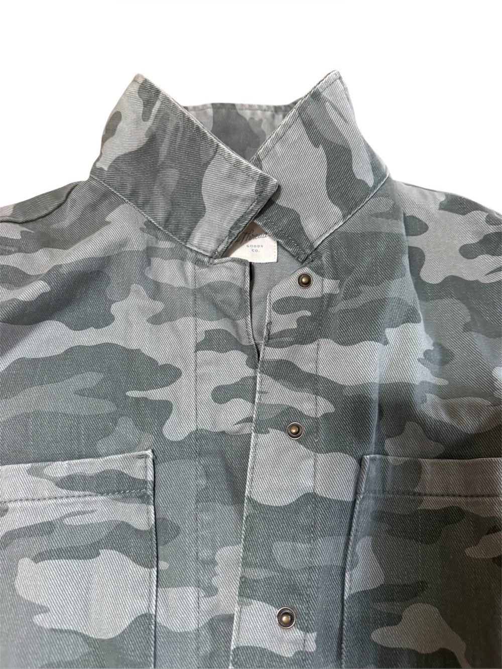 Women’s Grey Camo Utility Jacket
